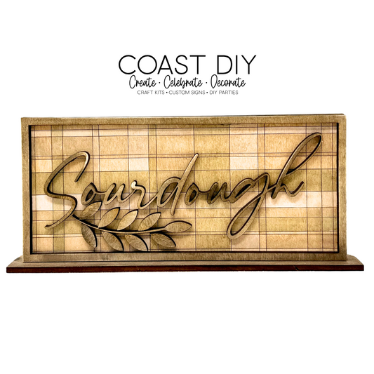 Sourdough Rectangle Shelf Sitter craft kit