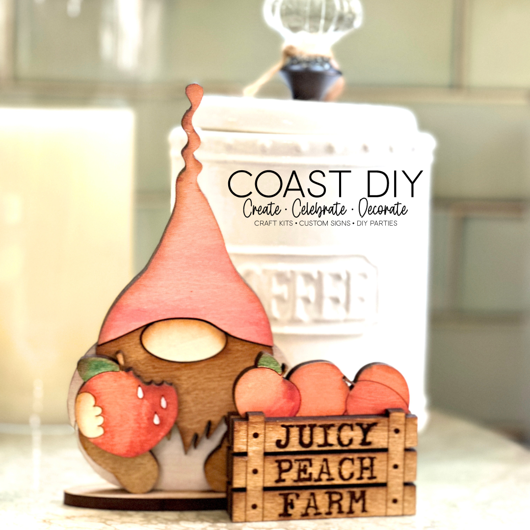 Juicy Peach Farm Gnome