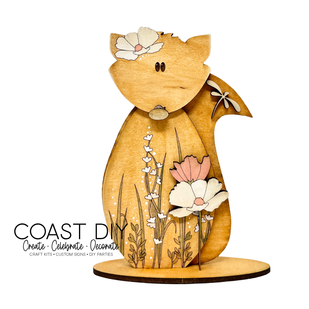 Wildflower Fox Craft Kit