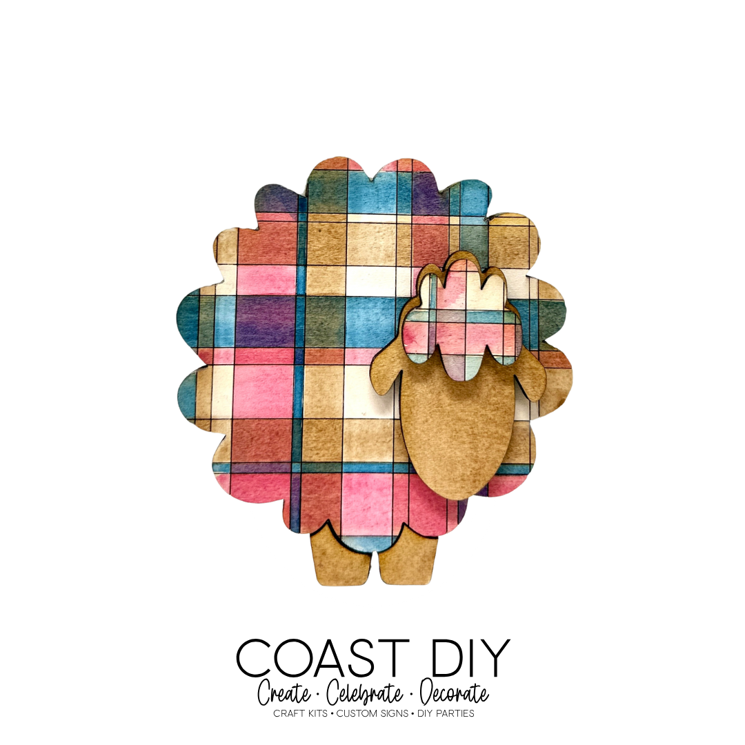 Plaid Spring Animals Craft Kit