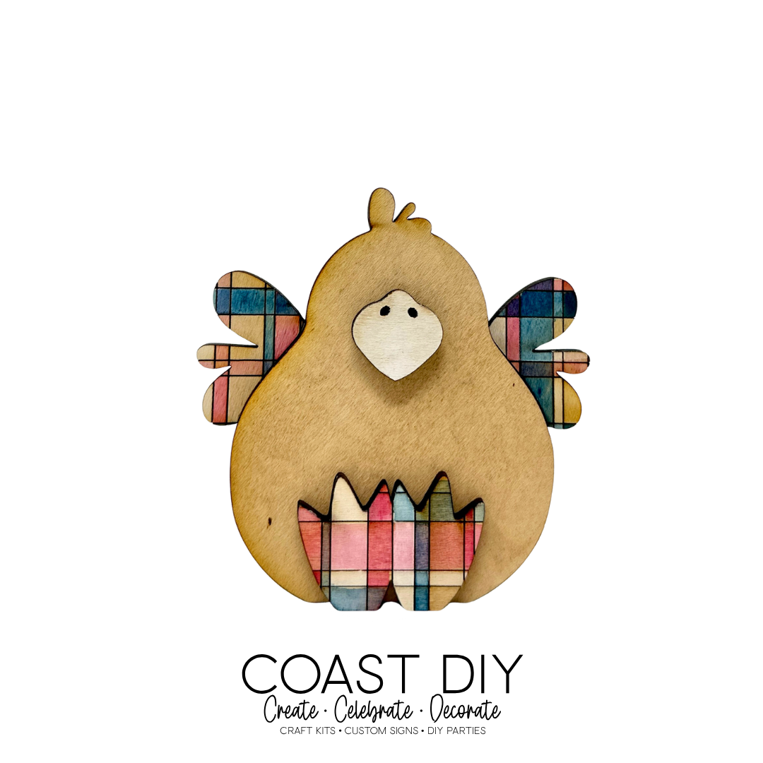 Plaid Spring Animals Craft Kit