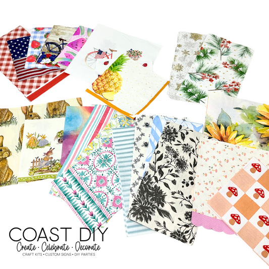 Decoupage Napkin Selection Destash