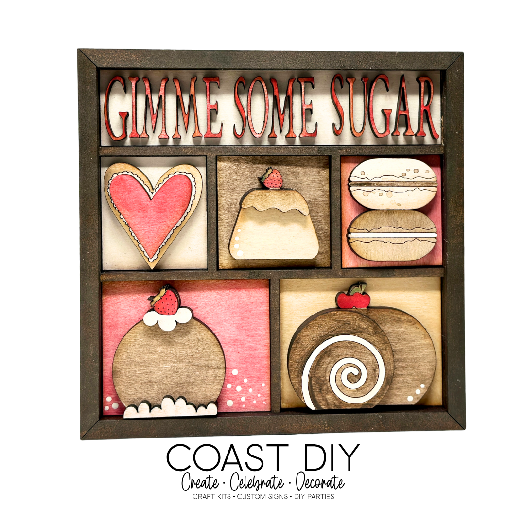 ShadowBox Insert: Gimme Some Sugar