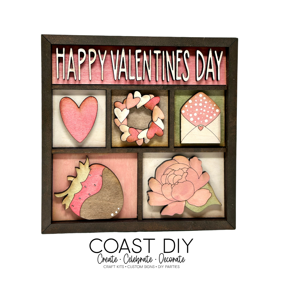 ShadowBox Insert: Happy Valentines Day