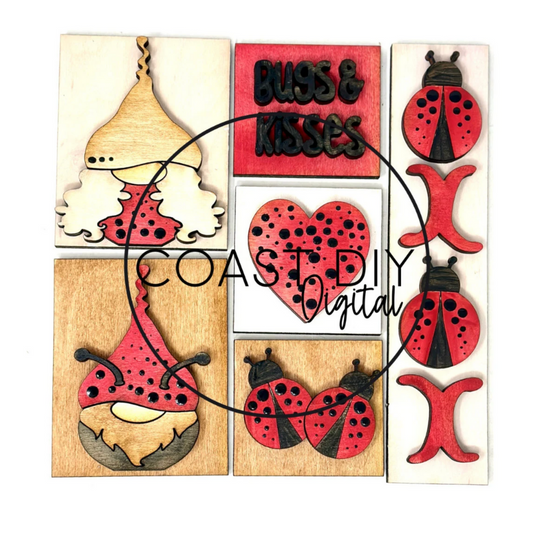 ShadowBox Insert: Bugs and Kisses