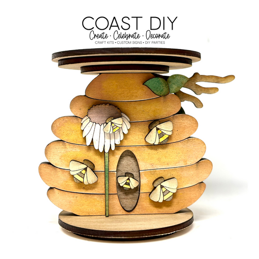 Bee Hive Candle Holder