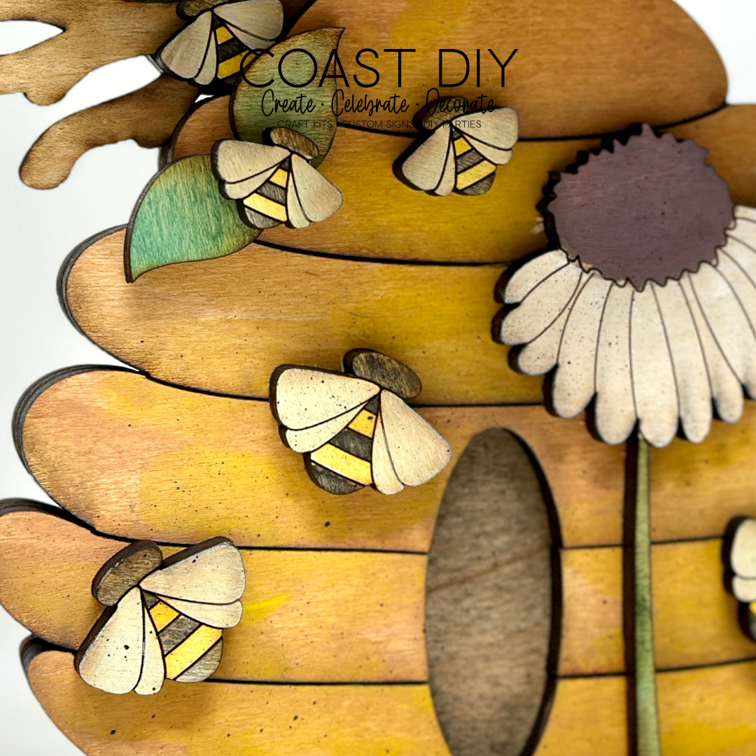 Bee Hive Candle Holder