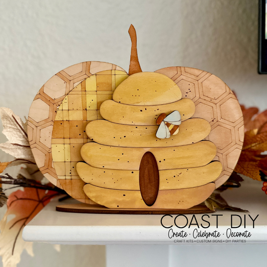 Beehive Pumpkin Craft Kit