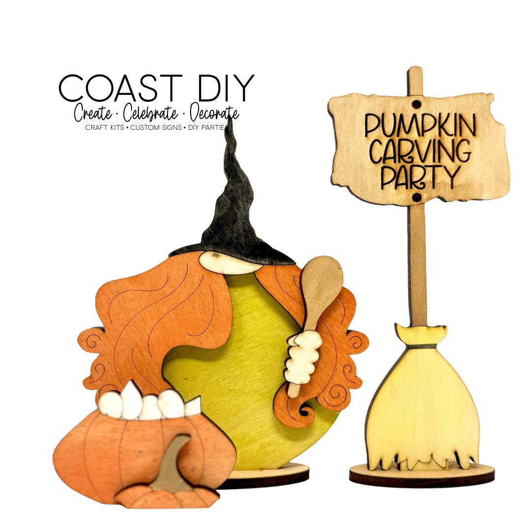 Pumpkin Carving Gnome