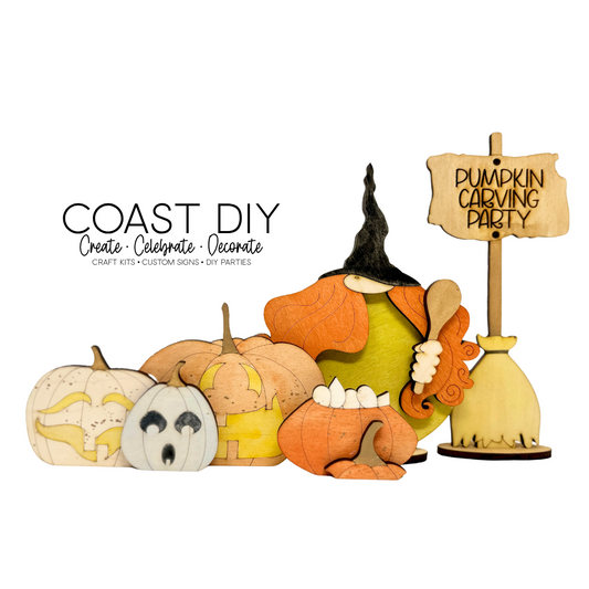 Pumpkin Carving Gnome