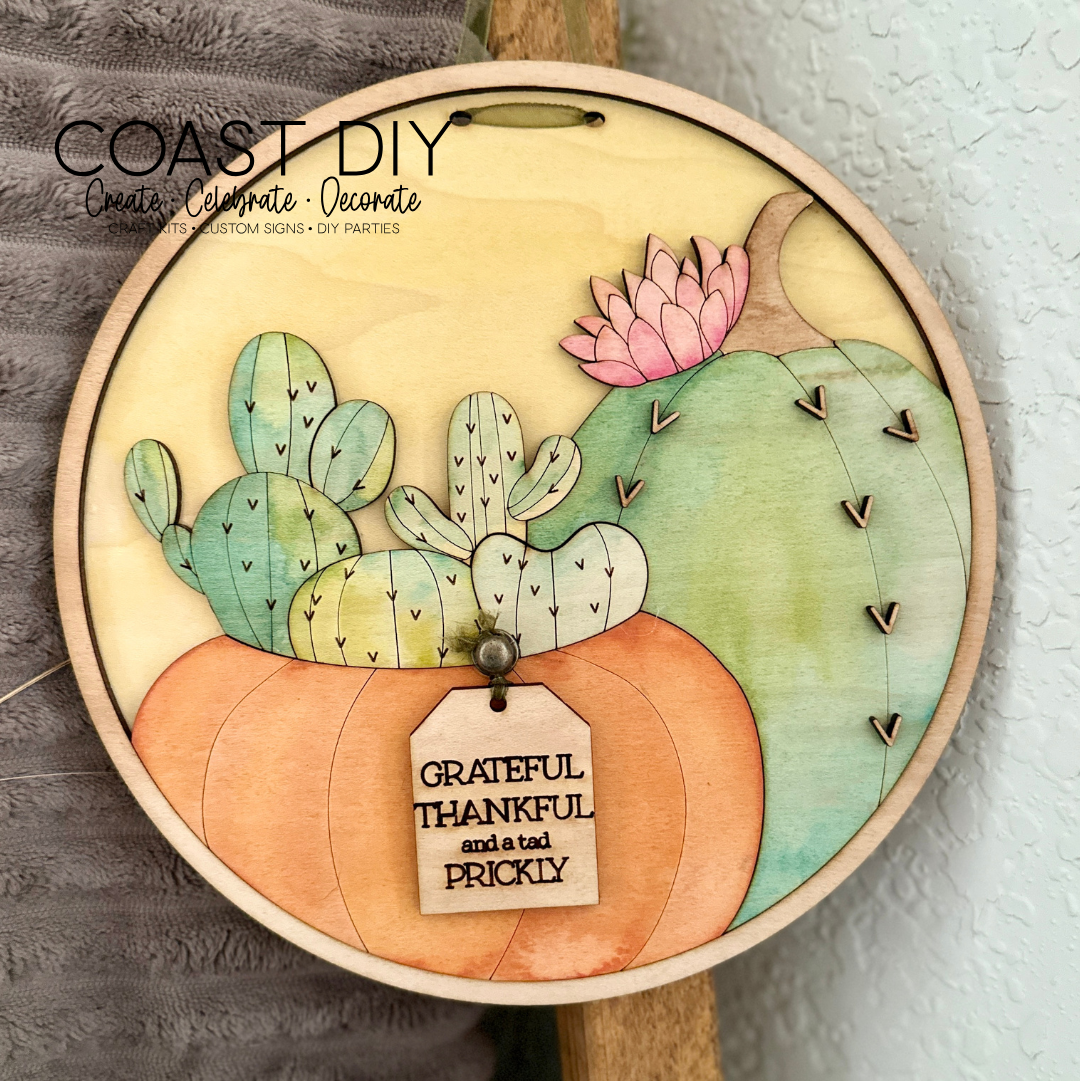 Cactus Pumpkin Craft Kit