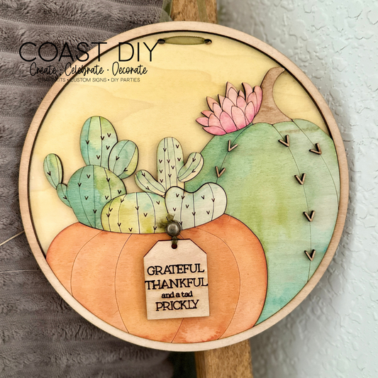 Cactus Pumpkin Craft Kit