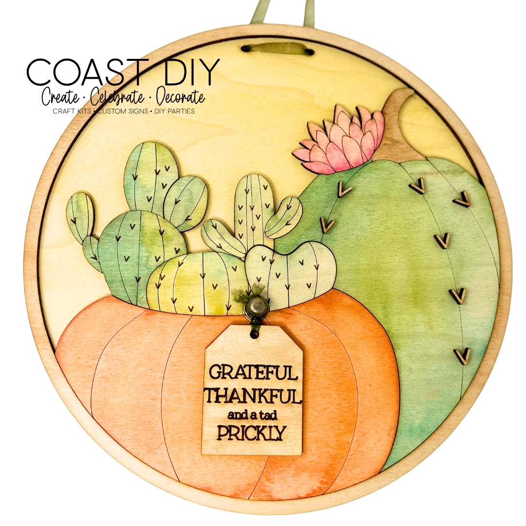 Cactus Pumpkin Craft Kit