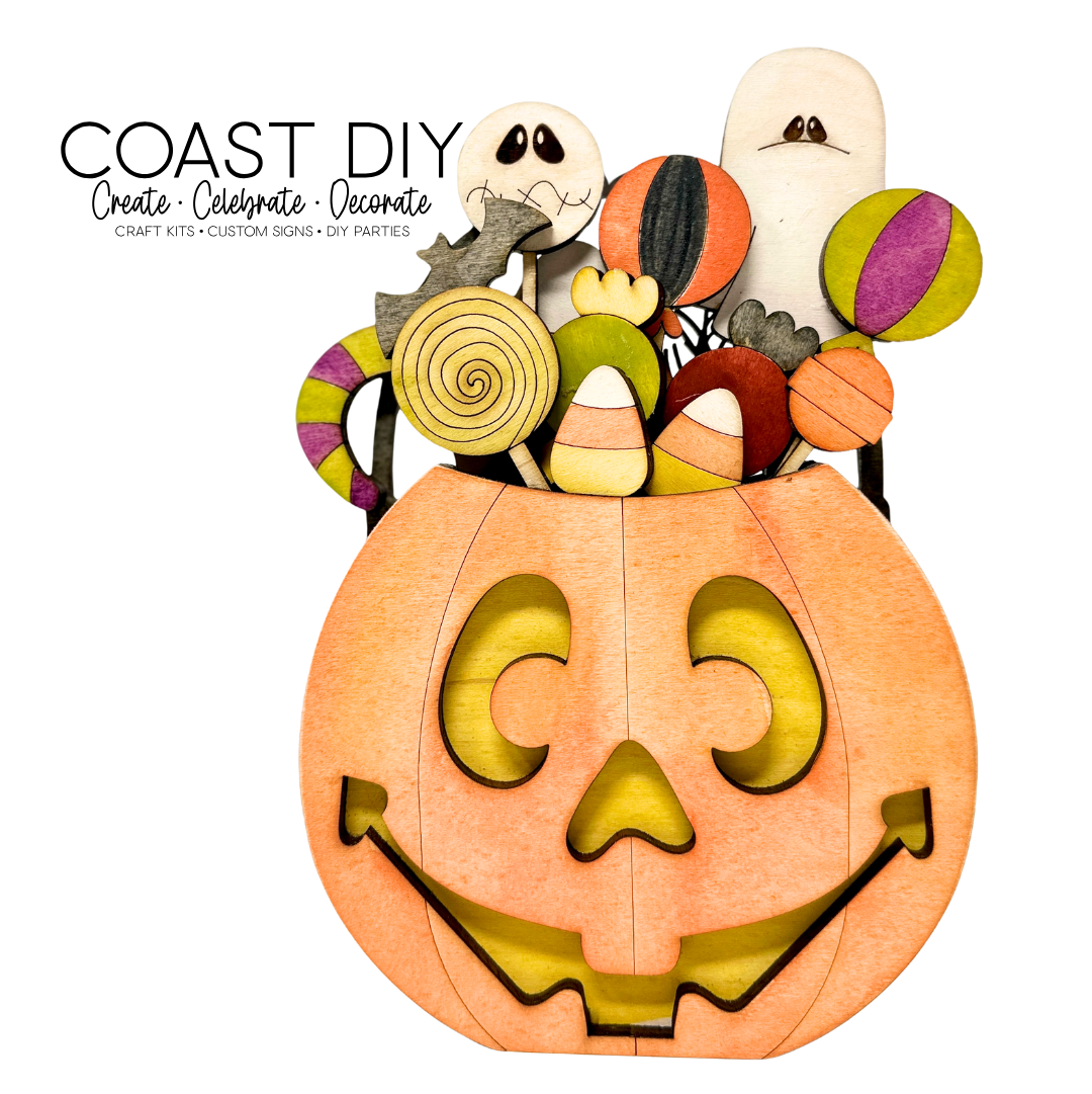 Vintage Candy Bucket Craft Kit