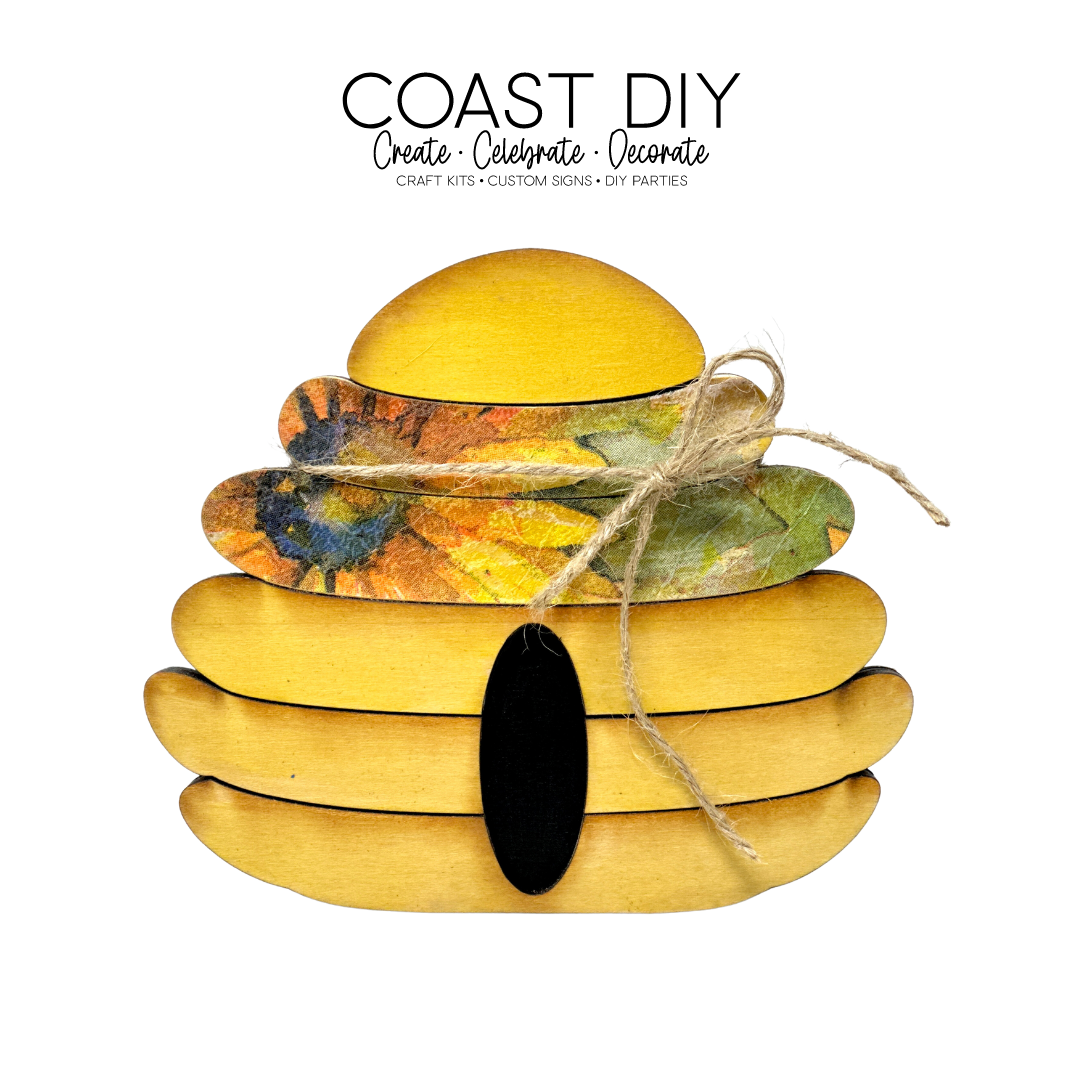 Bee Hive Shelf Sitter Craft Kit