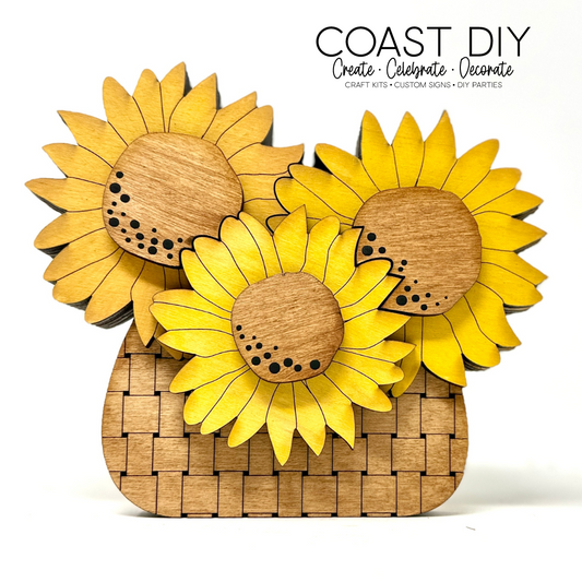 Sunflower Basket
