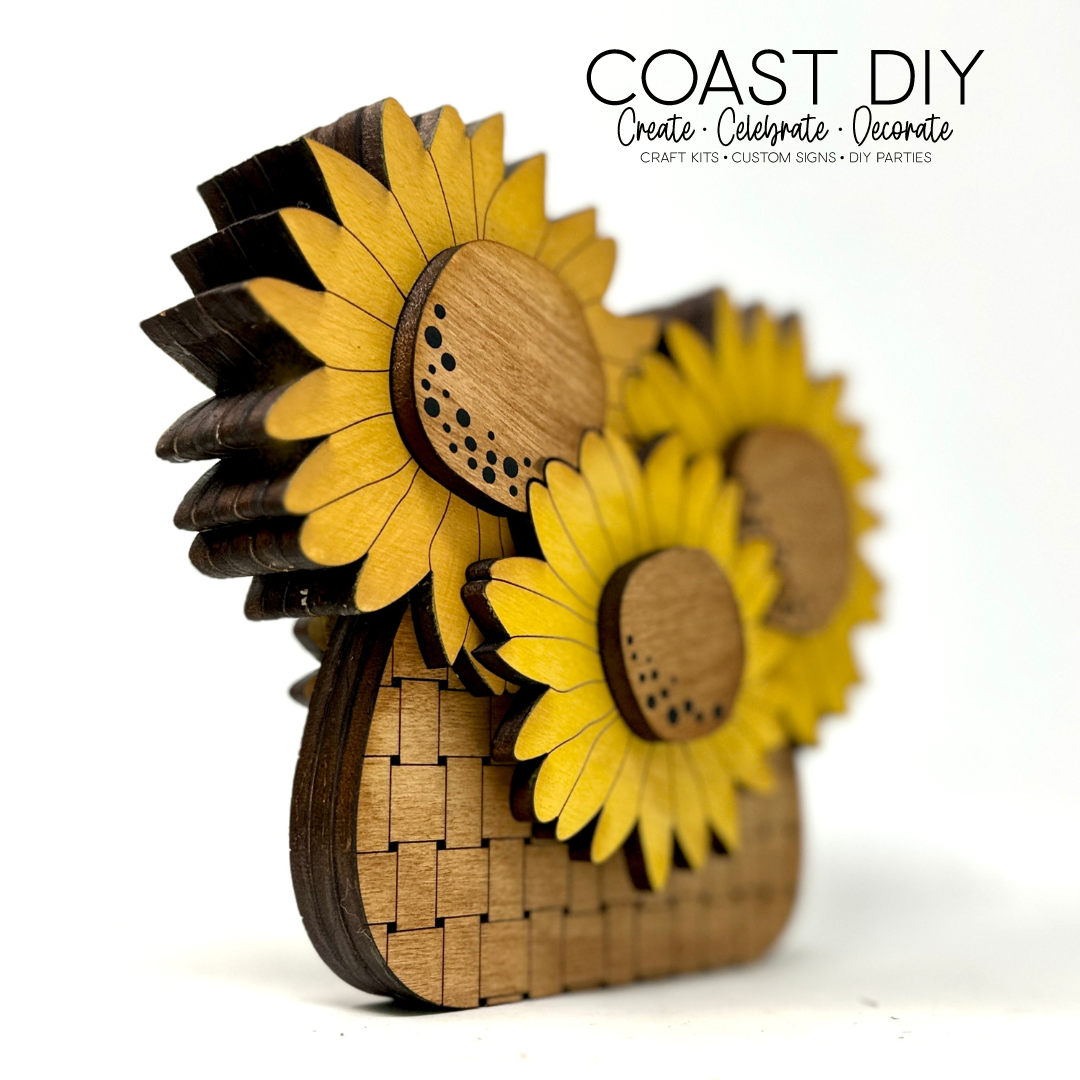 Sunflower Basket
