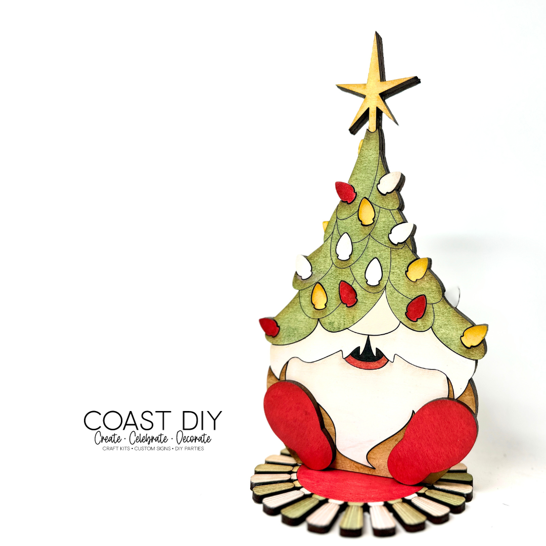 Ceramic Tree Gnome