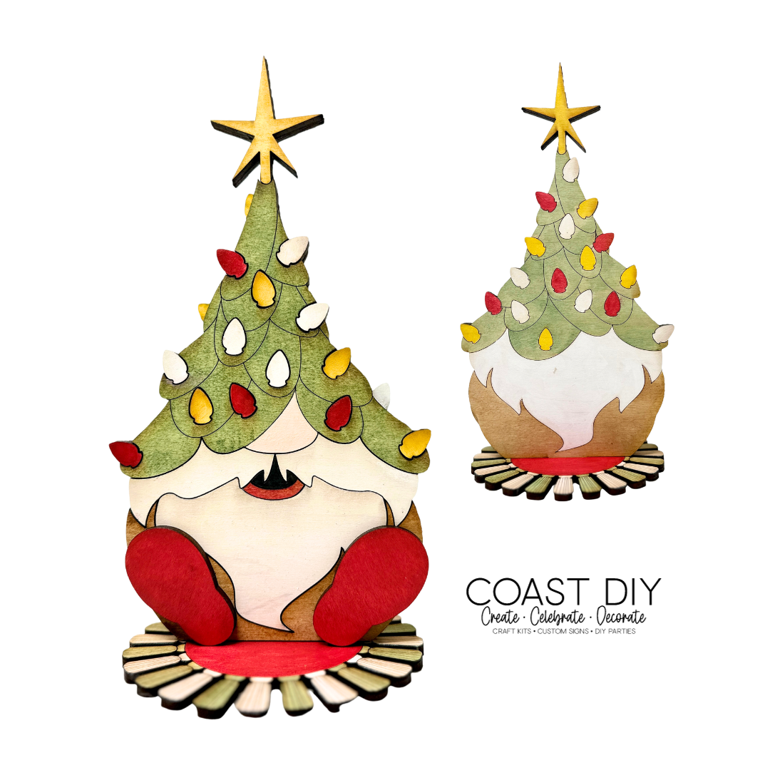 Ceramic Tree Gnome