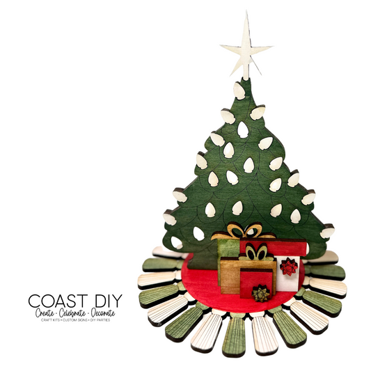 Ceramic Tree and Presents