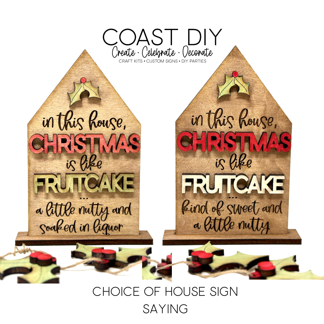 Christmas is like Fruitcake Set
