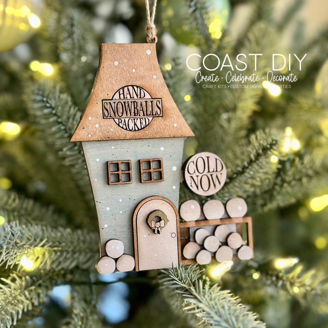 Snowball Factory Ornament