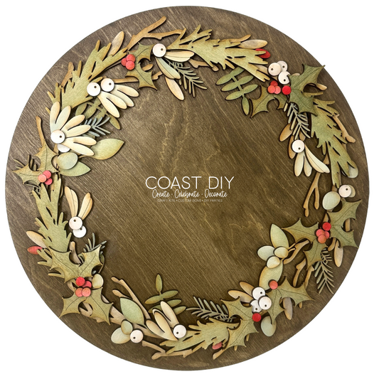 Holiday Wreath Maker/Centerpiece/Candle Base