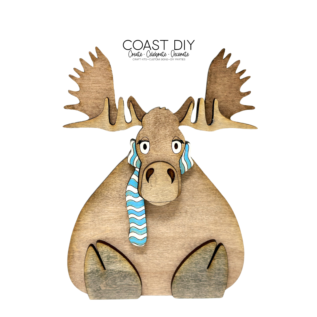Scarf Moose & Tree