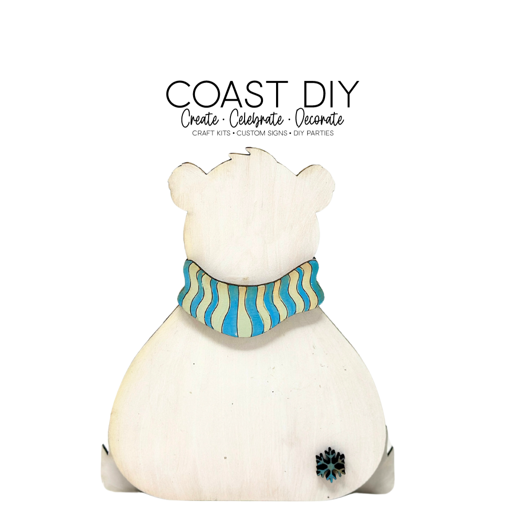 Scarf Polar Bear & Tree