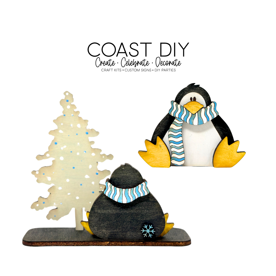 Scarf Penguin & Tree