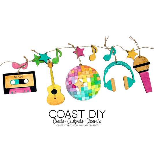Music Garland/Ornaments Craft Kit