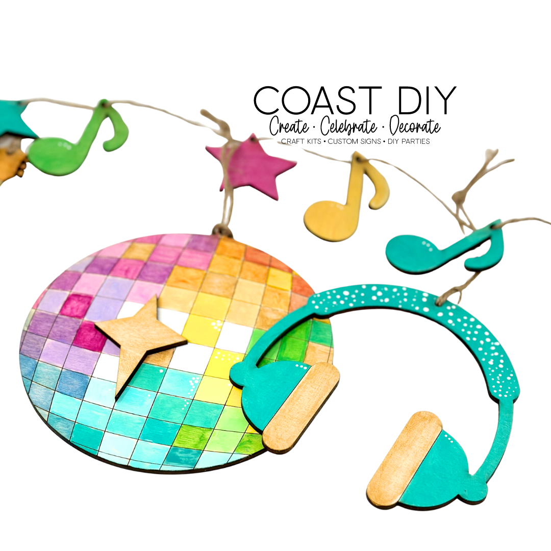 Music Garland/Ornaments Craft Kit