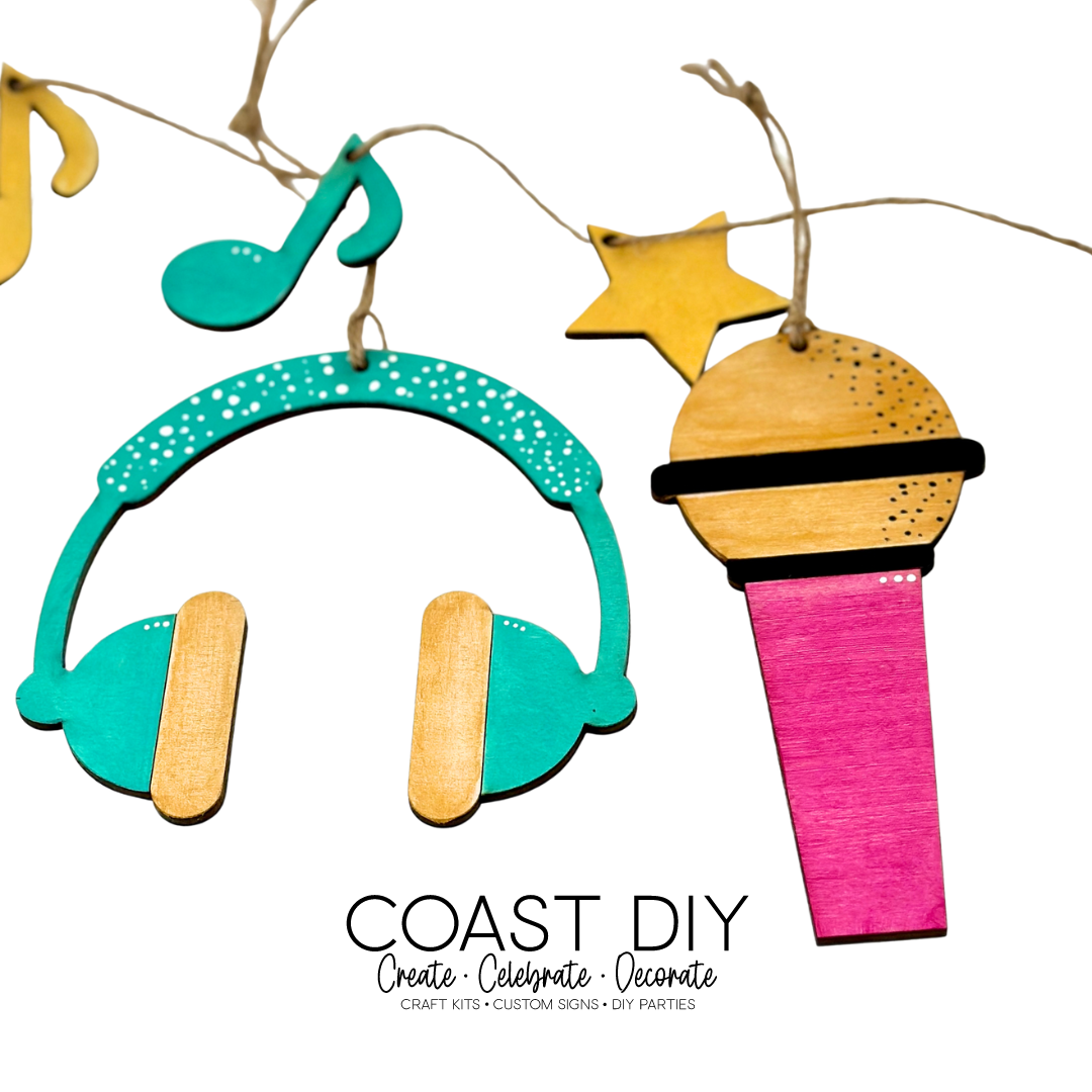 Music Garland/Ornaments Craft Kit