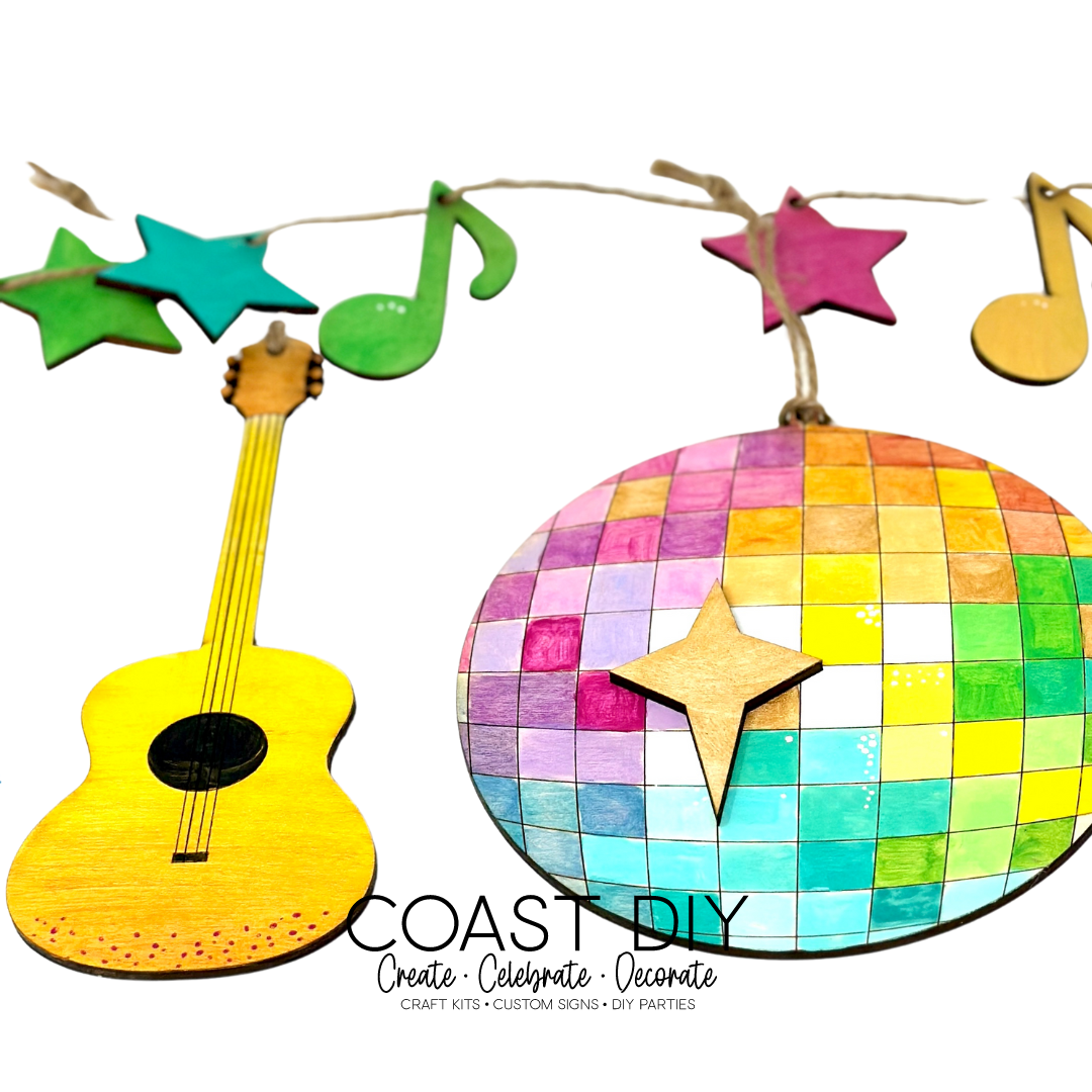 Music Garland/Ornaments Craft Kit
