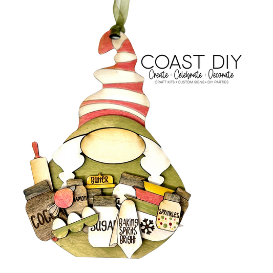 Baker Gnome Ornament