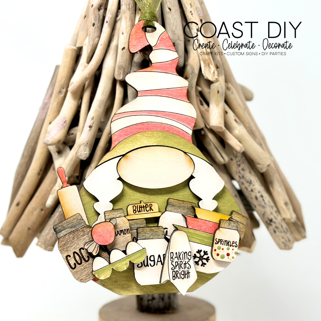 Baker Gnome Ornament