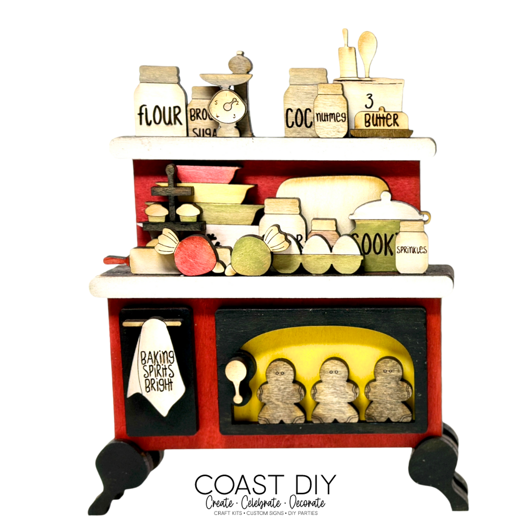 Baking Spirits Bright Vintage Stove