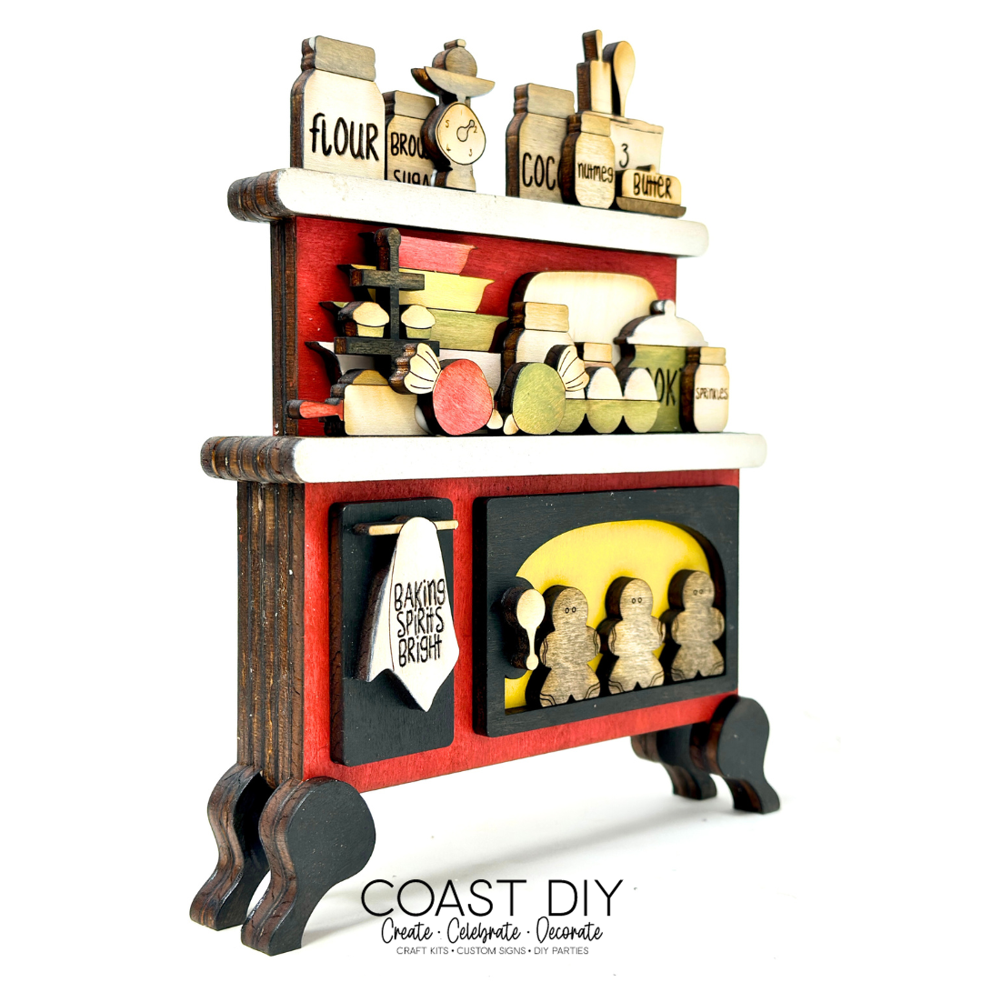 Baking Spirits Bright Vintage Stove