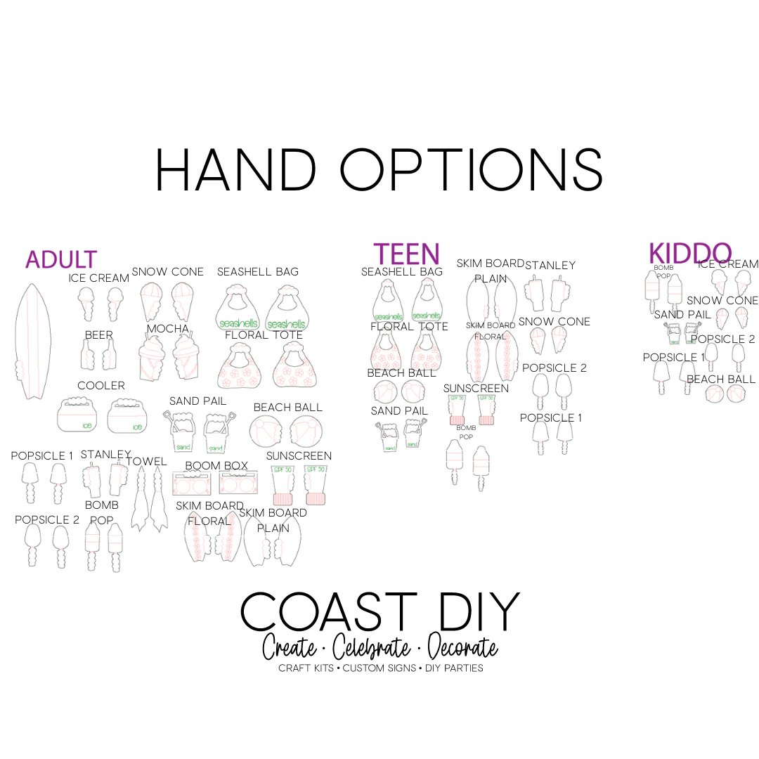 Beach Bound Gnomes Craft Kit