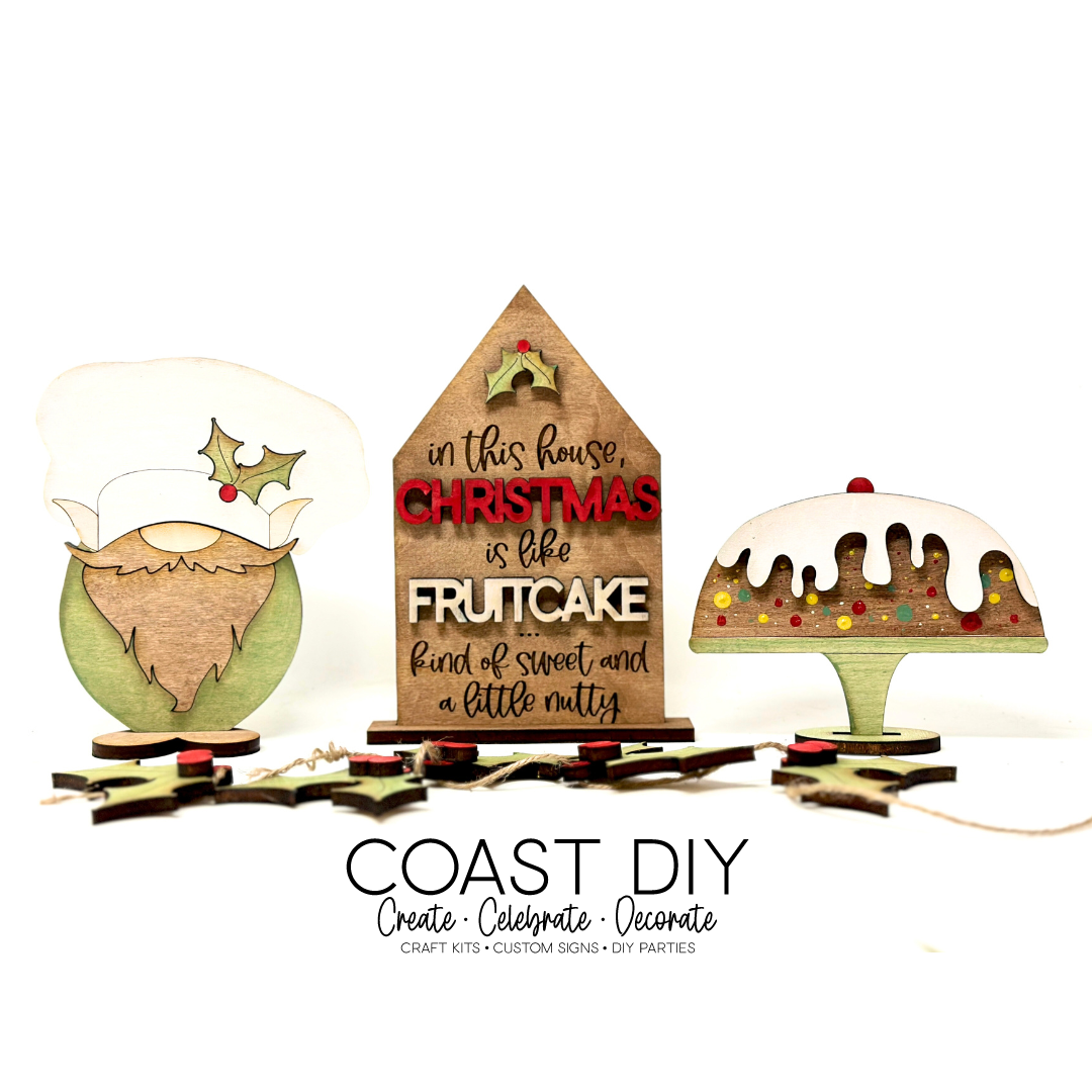 Christmas is like Fruitcake Set
