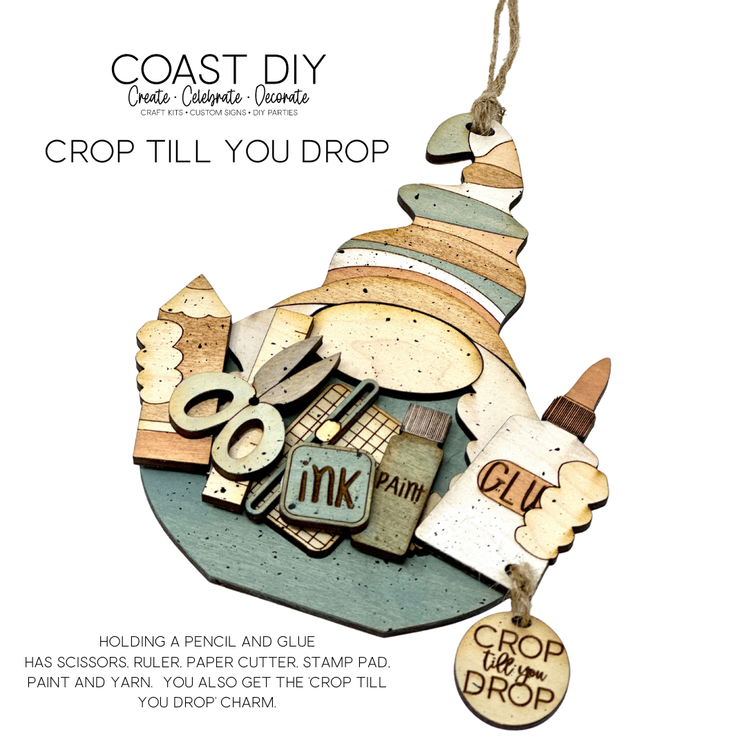 Crafty Gals & Guys Gnome Ornaments Craft Kits