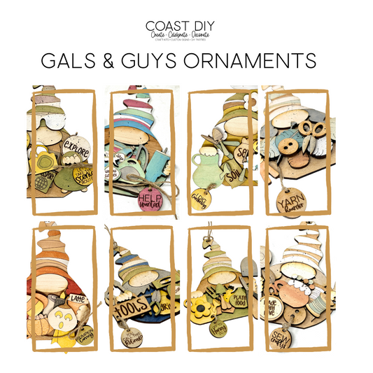 Crafty Gals & Guys Gnome Ornaments Craft Kits