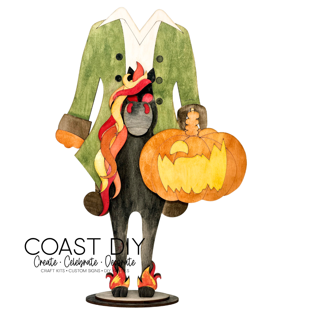 Riding Headless Horseman Craft Kit