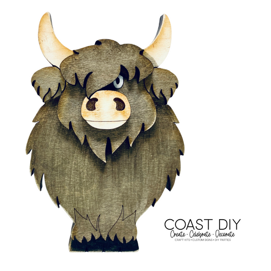 Highland Cow Craft Kit