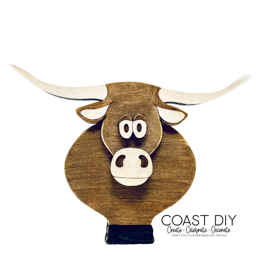 Longhorn Cow Craft Kit