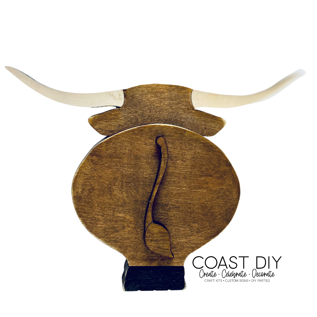 Longhorn Cow Craft Kit