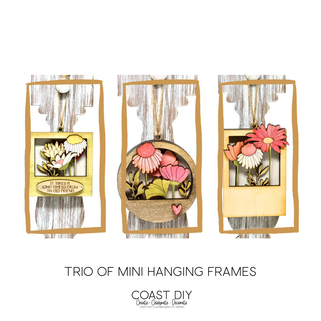Wildflower Dimensional Frames