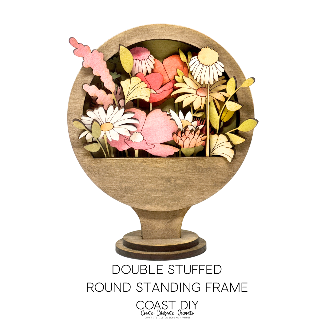 Wildflower Dimensional Frames