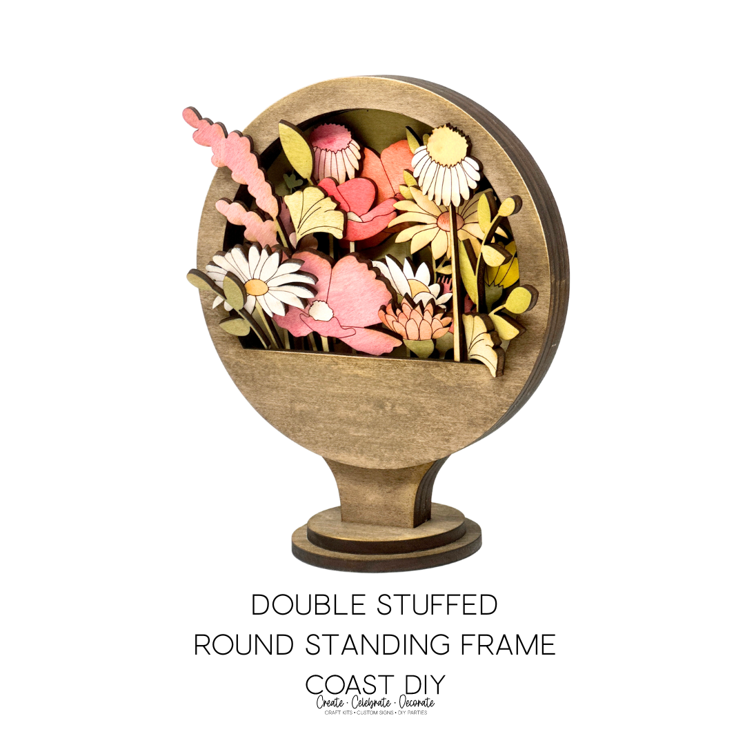 Wildflower Dimensional Frames