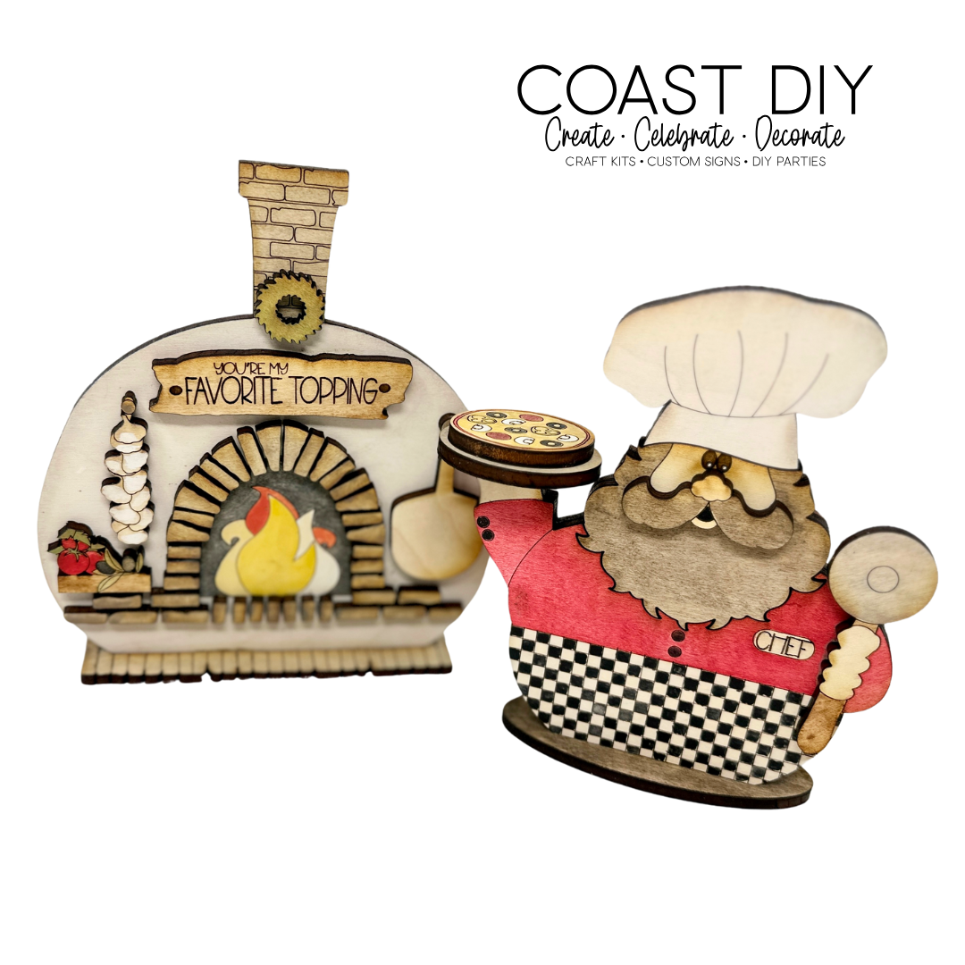 Pizza Chef and Pizza Oven